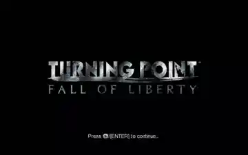 Turning Point Fall of Liberty (USA) screen shot title